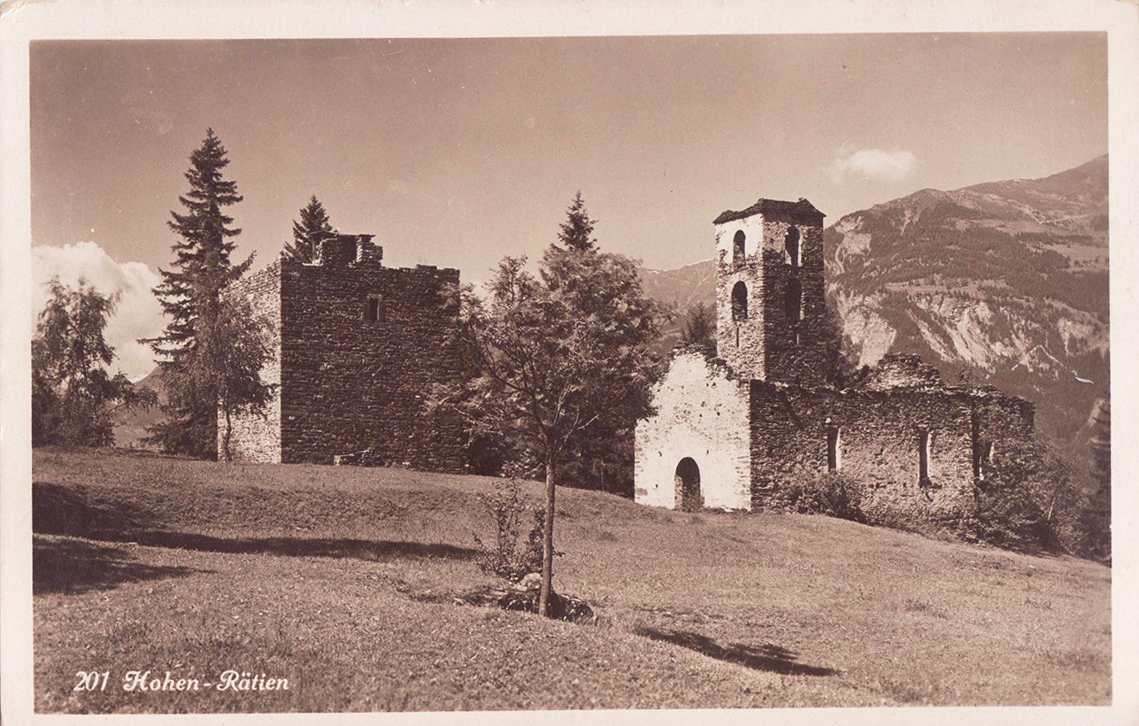 Postkarte-Kirche-HohenRätien-Front